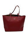 【中古】COACH◆トートバッグ/PVC/RED/F36658【バッグ】