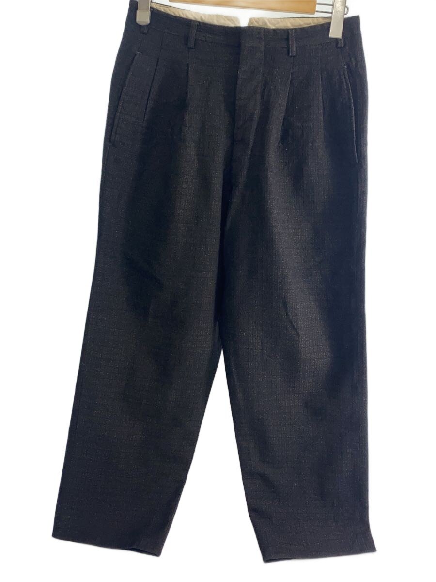 【中古】50s頃/2タック/カスリ/スラックスパンツ/--/--/BLK/? NULL ?【メンズウェア】