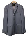 【中古】th products◆Single Jacket/テーラードジャケット/1/ウール/GRY/2301-JK29-M101【メンズウェア】