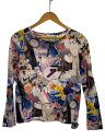 【中古】Paul Smith◆長袖Tシャツ/M/コットン/マルチカラー/総柄//【メンズウェア】