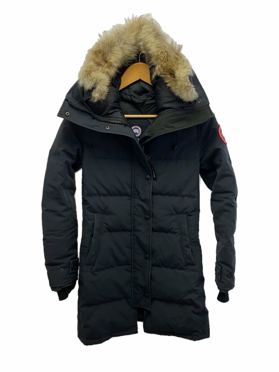 【中古】CANADA GOOSE◆ダウンジャケット/S/ナイロン/NVY/無地/2302JL【メンズウェア】