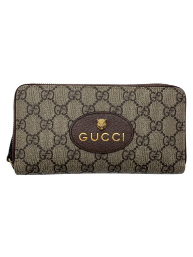 【中古】GUCCI◆長サイフ_GGスプリーム/PVC/ベージュ/総柄/レディース/473953/【服飾雑貨他】 【中古】GUCCI◆長サイフ_GGスプリーム/PVC/ベージュ/総柄/レディース/473953/【服飾雑貨他】