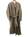 【中古】AMERI◆エレファントカラーナッピングコート/M/ウール/BEG/01120750890//【レディースウェア】(4)