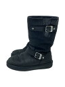 UGG australia◆ブーツ/24cm/BLK/レザー