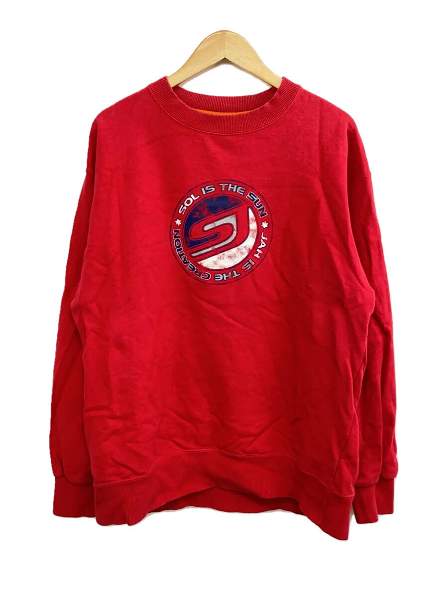 【中古】90-00s/soljah/スウェット/XL/コットン/RED//【メンズウェア】
