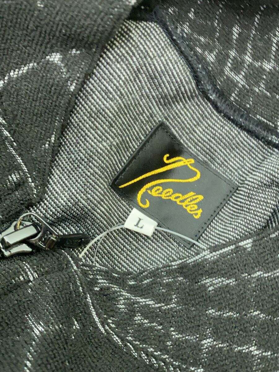 【中古】Needles◆ジャケット/L/ポリエステル/BLK/QV329/リブカラー/トラックジャケット//【メンズウェア】
