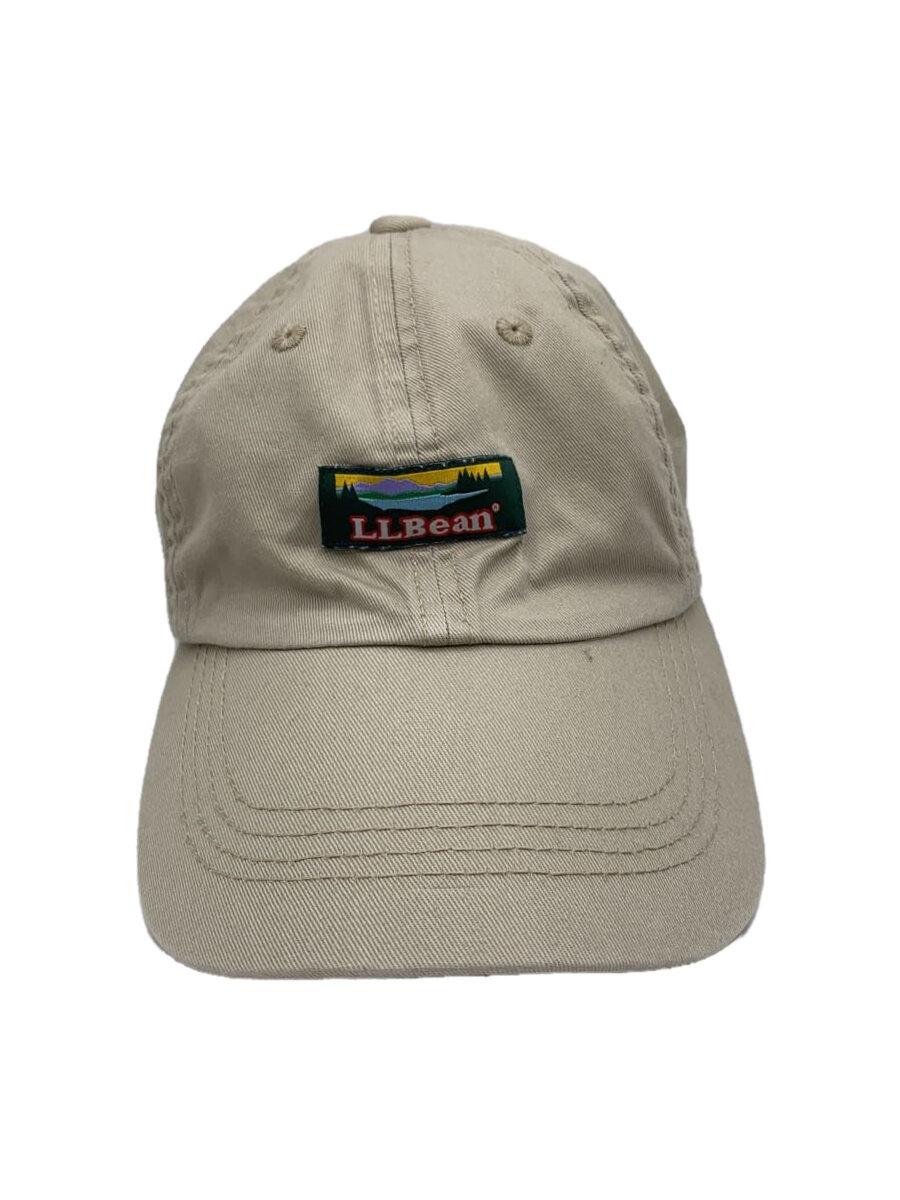 【中古】L.L.Bean◆キャップ/FREE/コットン/BEG/無地/メンズ【服飾雑貨他】