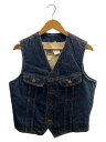 【中古】Lee◆ベスト/--/コットン/BLU【メンズウェア】