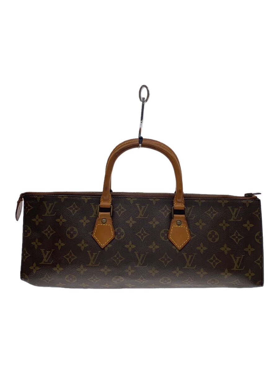 【中古】LOUIS VUITTON◆ポシェット・アクセソワール_モノグラム・キャンバス_BRW/PVC/BRW/M51980/ブラウン/茶色【バッグ】
