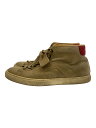【中古】HERMES◆ハイカットスニーカー/40.5/CML/スウェード【シューズ】(4)