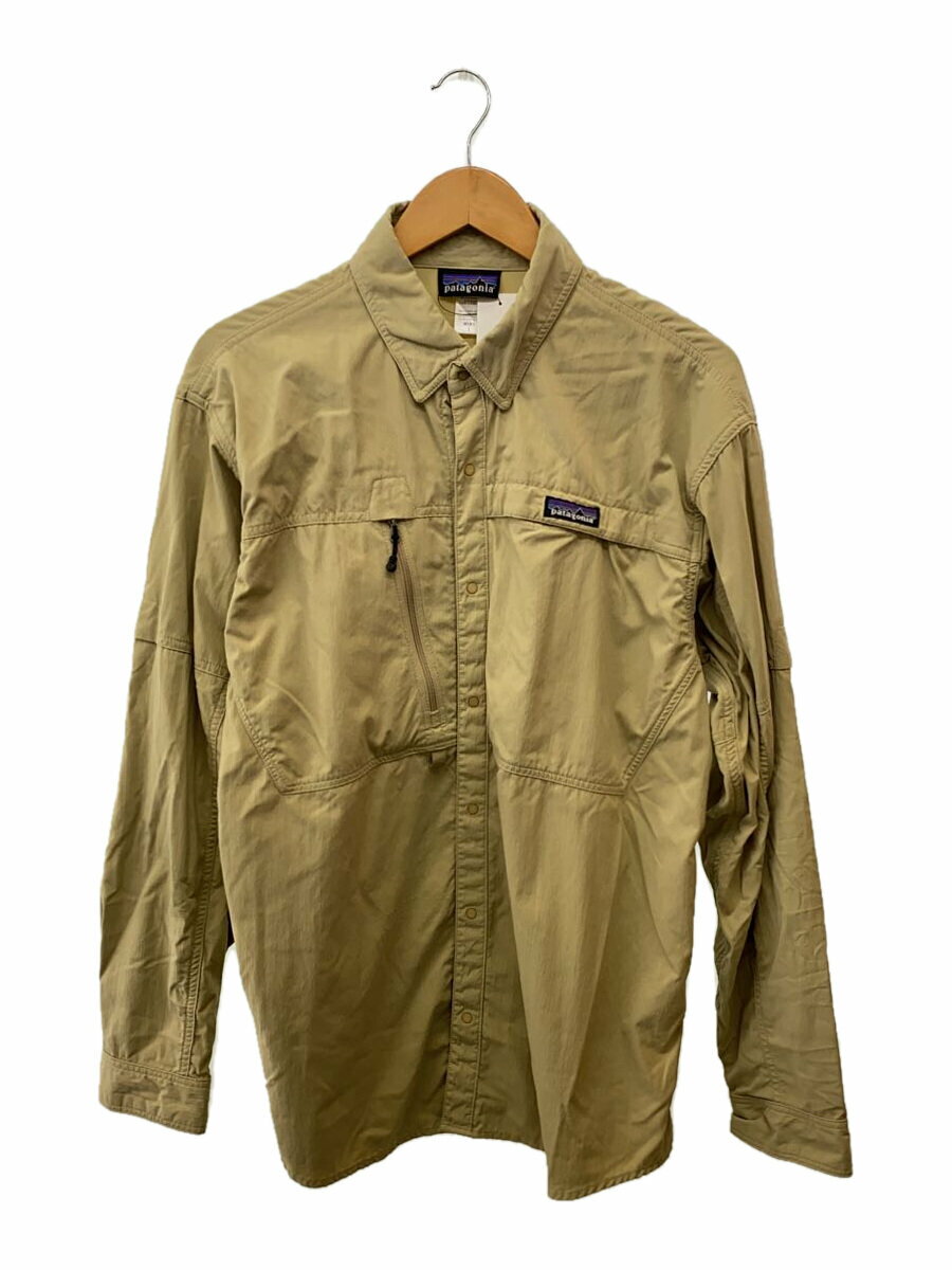 【中古】patagonia◆ジャケット/L/ナイロン/BEG/54050S0【メンズウェア】
