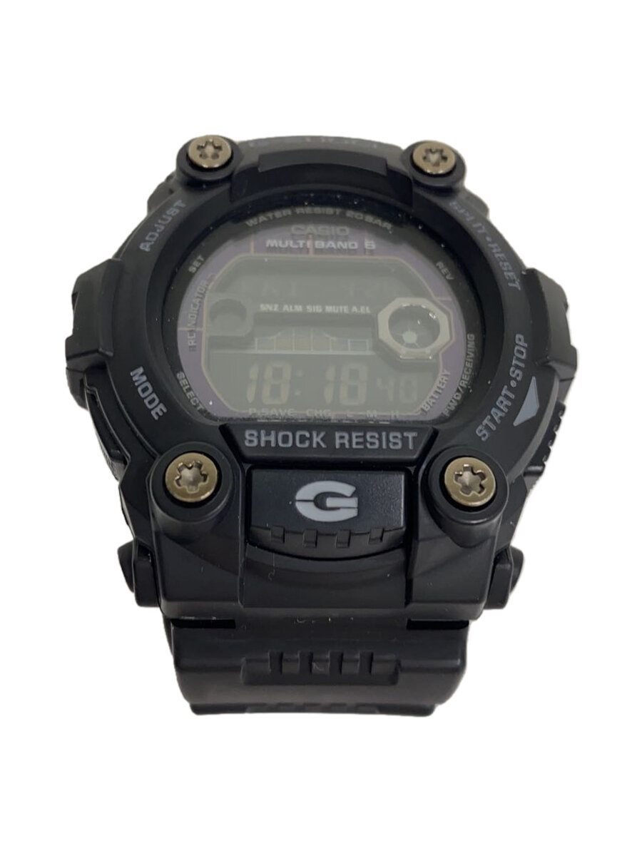 【中古】CASIO◆ソーラー腕時計・G-SHOCK/デジタル/BLK【服飾雑貨他】