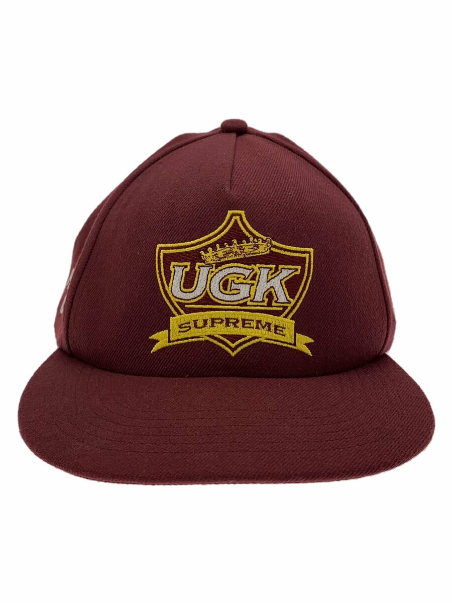 【中古】Supreme◆24SS/UGK 5-PANEL CAP/ヘッドウェア/--/コットン/RED/メンズ【服飾雑貨他】