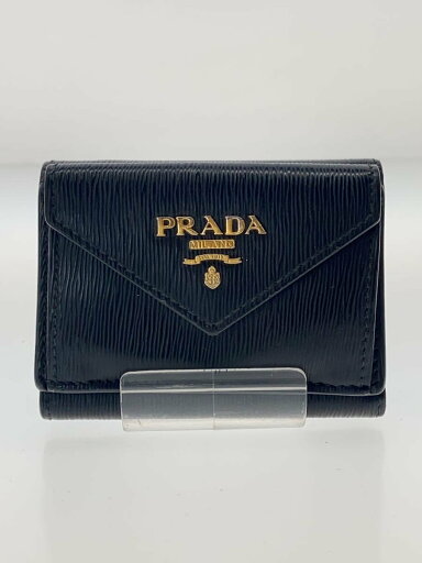 【中古】PRADA◆3つ折り財布/レザー/無地/レディース/1MH021【服飾雑貨他】 【中古】PRADA◆3つ折り財布/レザー/無地/レディース/1MH021【服飾雑貨他】