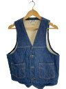 【中古】DICKIES◆VAGUERO/70s/ベスト/M/コットン/IDG【メンズウェア】
