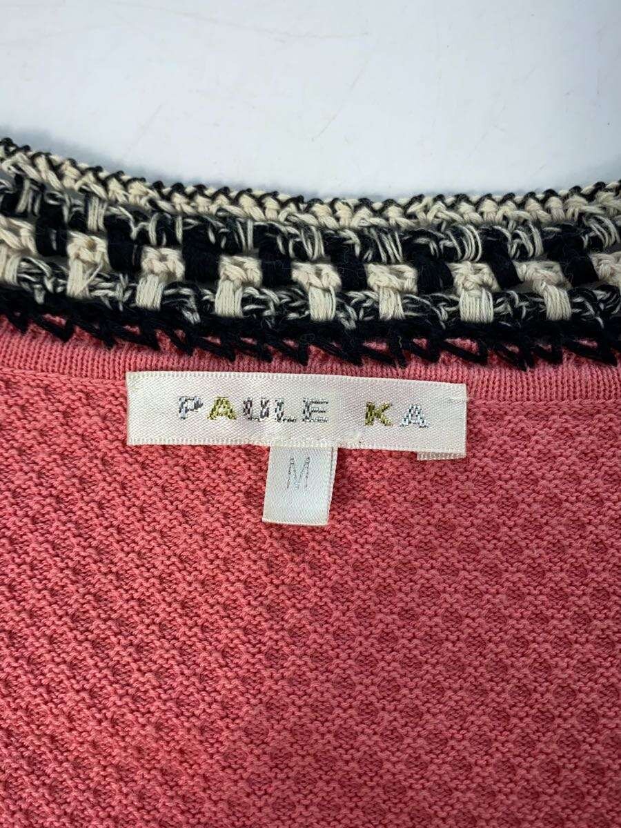 【中古】PAULE KA◆長袖ワンピース/ニットワンピース/M/コットン/PNK【レディースウェア】 jumblestore-38092402 2nd STREET 楽天市場店 サンプル画像3