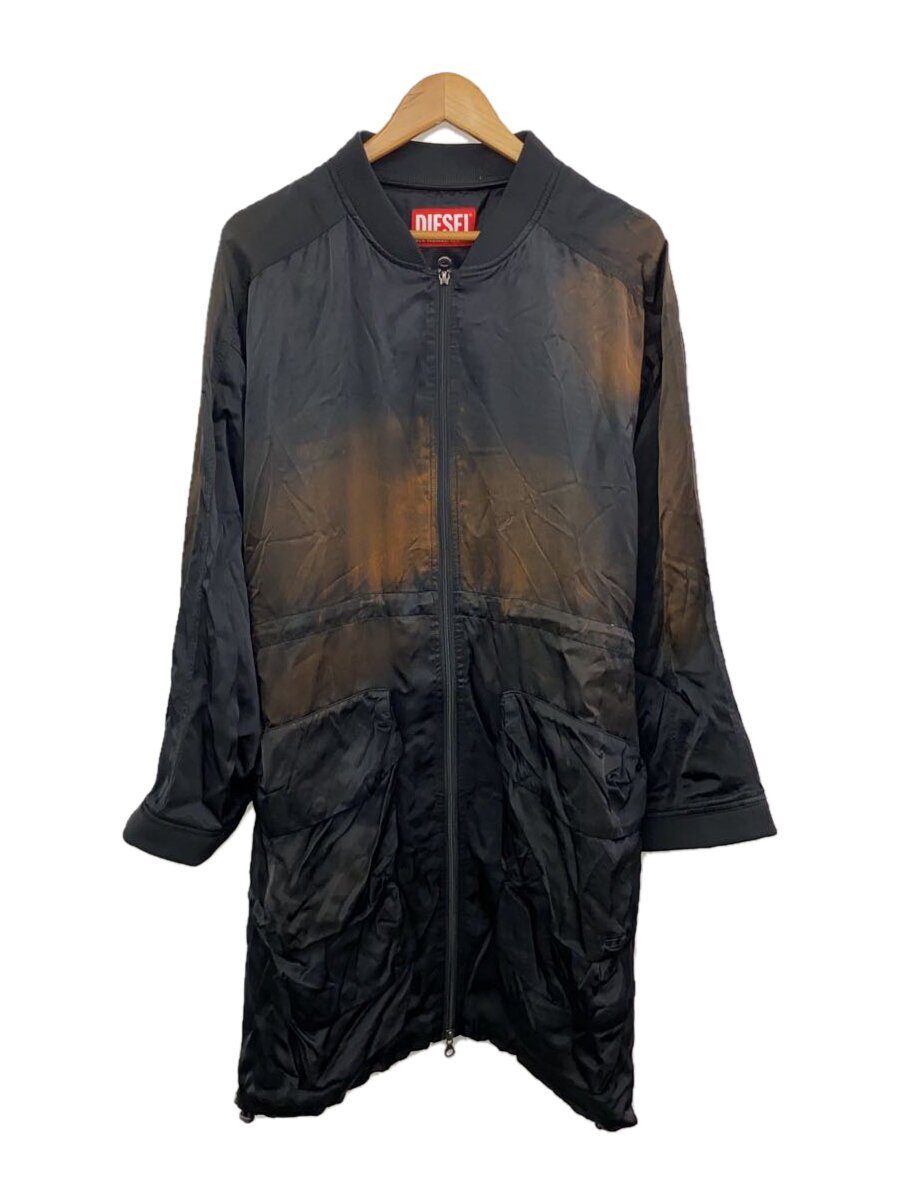 DIESEL◆D-SARAN/コート/38/レーヨン/ブラック/A11454
