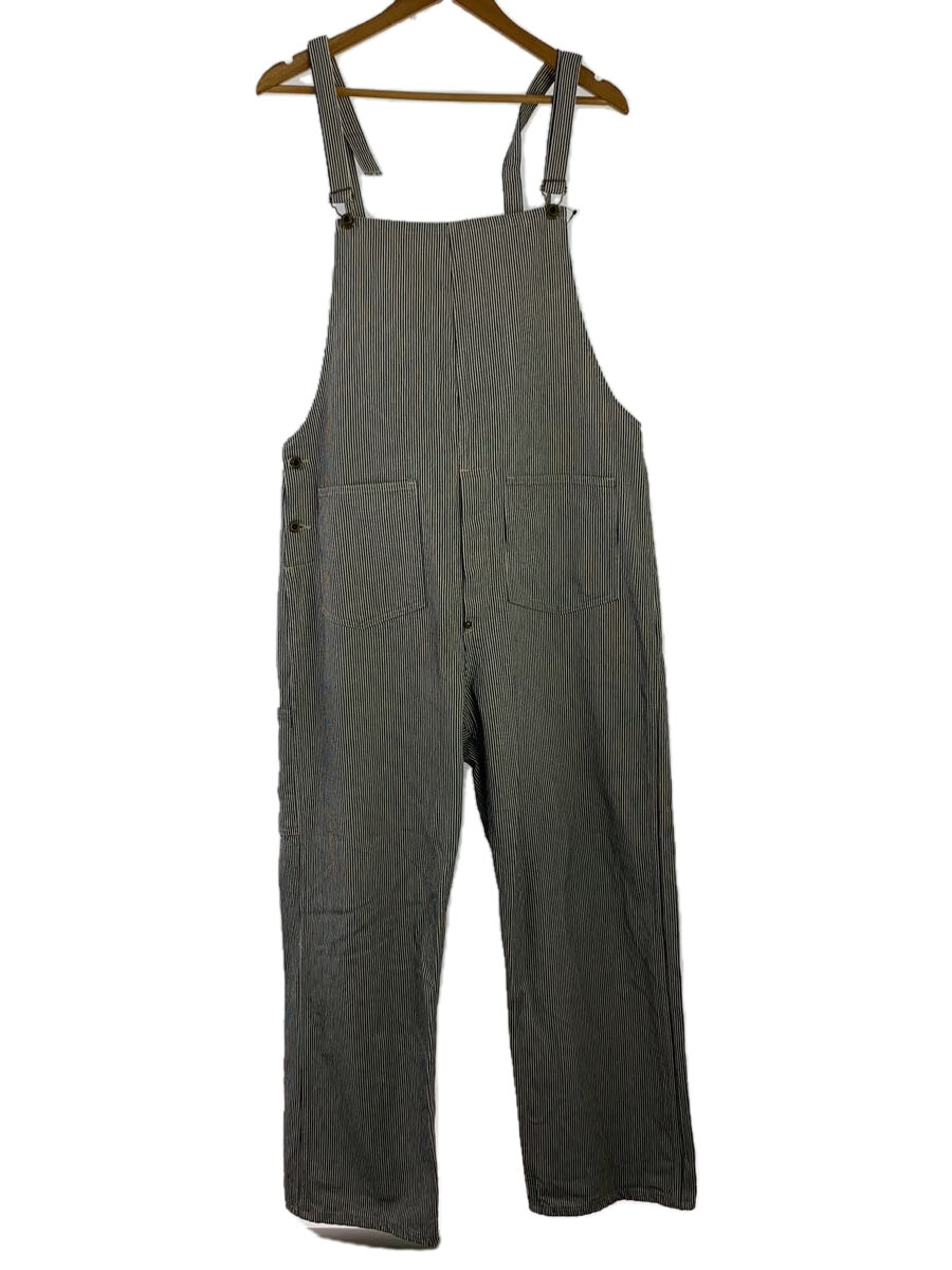【中古】JOHN BULL◆オーバーオール/M/コットン/ネイビー/ストライプ/81-0445/21050/ヒッコリー・ペインター【メンズウェア】