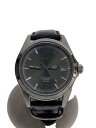 【中古】SEIKO◆自動巻腕時計/アナログ/レザー/SLV/BLK/4R35-02R0/Tic Tac【服飾雑貨他】