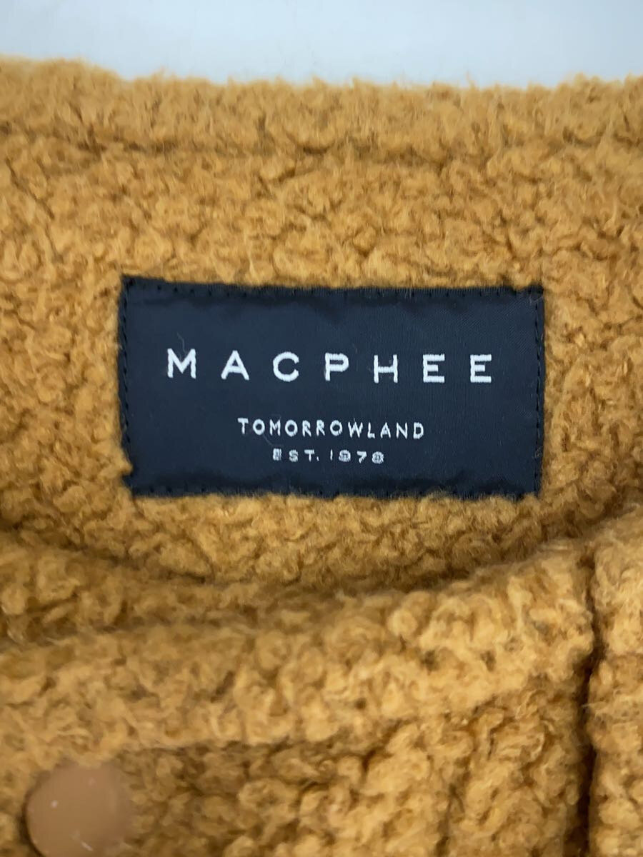 【中古】MACPHEE◆コート/34/アクリル/CML/無地【メンズウェア】