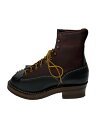 【中古】WESCO◆レースアップブーツ/US7.5/BRD/job master/custom【シューズ】