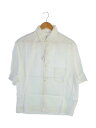 【中古】holk◆半袖シャツ/1/コットン/WHT/HK23SS-014【メンズウェア】(4)