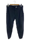 【中古】ISSEY MIYAKE MEN◆ボトム/3/ナイロン/ブラック/無地【メンズウェア】