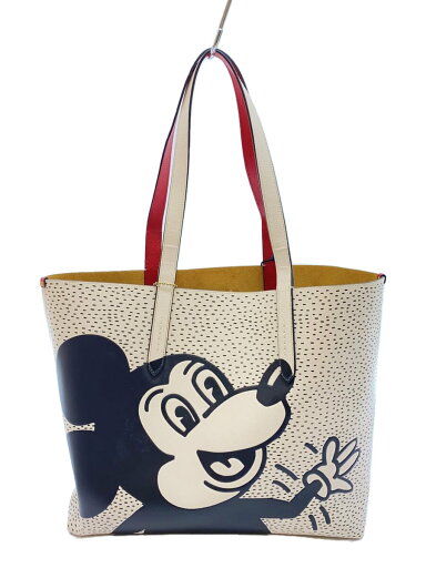 【中古】COACH◆トートバッグ/--/WHT//【バッグ】 【中古】COACH◆トートバッグ/--/WHT//【バッグ】