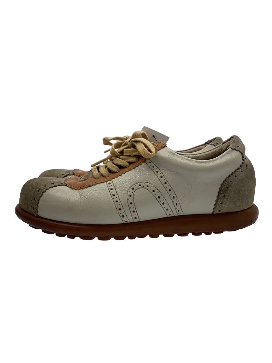 【中古】camper◆ローカットスニーカー/25cm/BEG/スウェード/18698-002【シューズ】