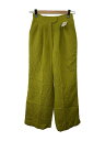 【中古】Knuth Marf/ワイドパンツ/S/ポリエステル/GRN/21AW0023【レディースウェア】