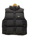 【中古】X-LARGE◆DOWN VEST/ダウンベスト/XL/ポリエステル/BLK/101224021010【メンズウェア】