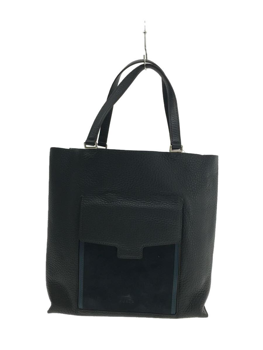 【中古】FURLA◆トートバッグ/レザー