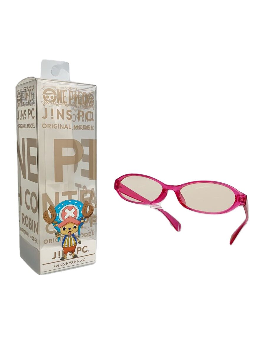 【中古】JINS◆ONE PIECE×JINS PC/PCメガネ/トニートニー チョッパー/オリジナルモデル【服飾雑貨他】