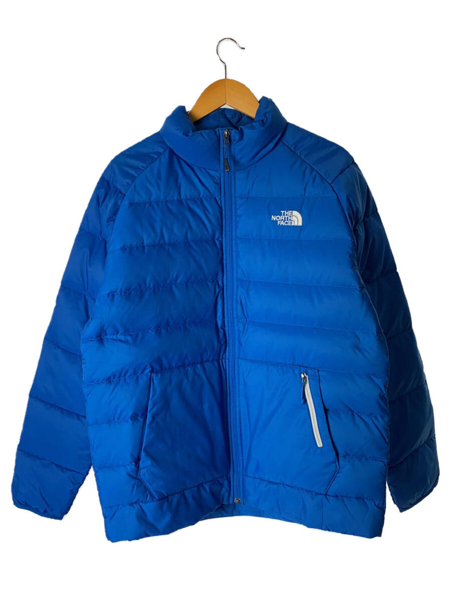 THE NORTH FACE◆550フィルパワーダウンジャケット/XLサイズ/ポリエステル/ブルー/ザノースフェイス