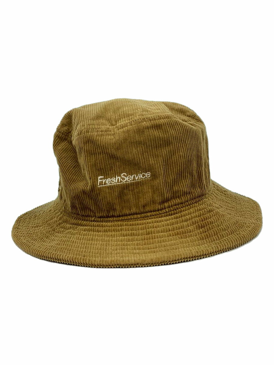 【中古】FreshService◆Corporate Bucket Hat/バケットハット/XL/コットン_コーデュロイ/BRW/無地/メンズ【服飾雑貨他】