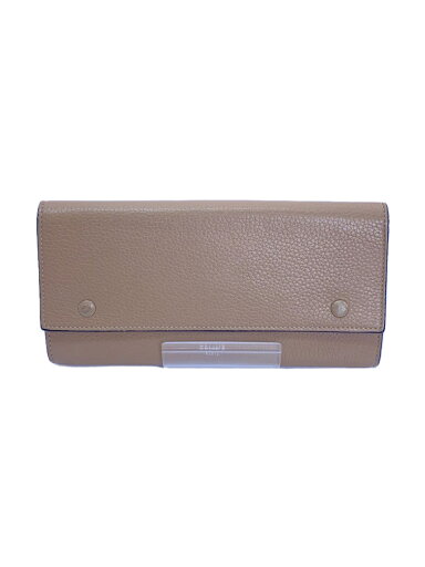 【中古】CELINE◆内側汚れ有/ラージフラップマルチファンクション/長財布/ベージュ/レディース【服飾雑貨他】 【中古】CELINE◆内側汚れ有/ラージフラップマルチファンクション/長財布/ベージュ/レディース【服飾雑貨他】