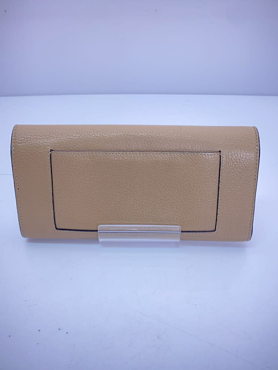 【中古】CELINE◆内側汚れ有/ラージフラップマルチファンクション/長財布/ベージュ/レディース【服飾雑貨他】