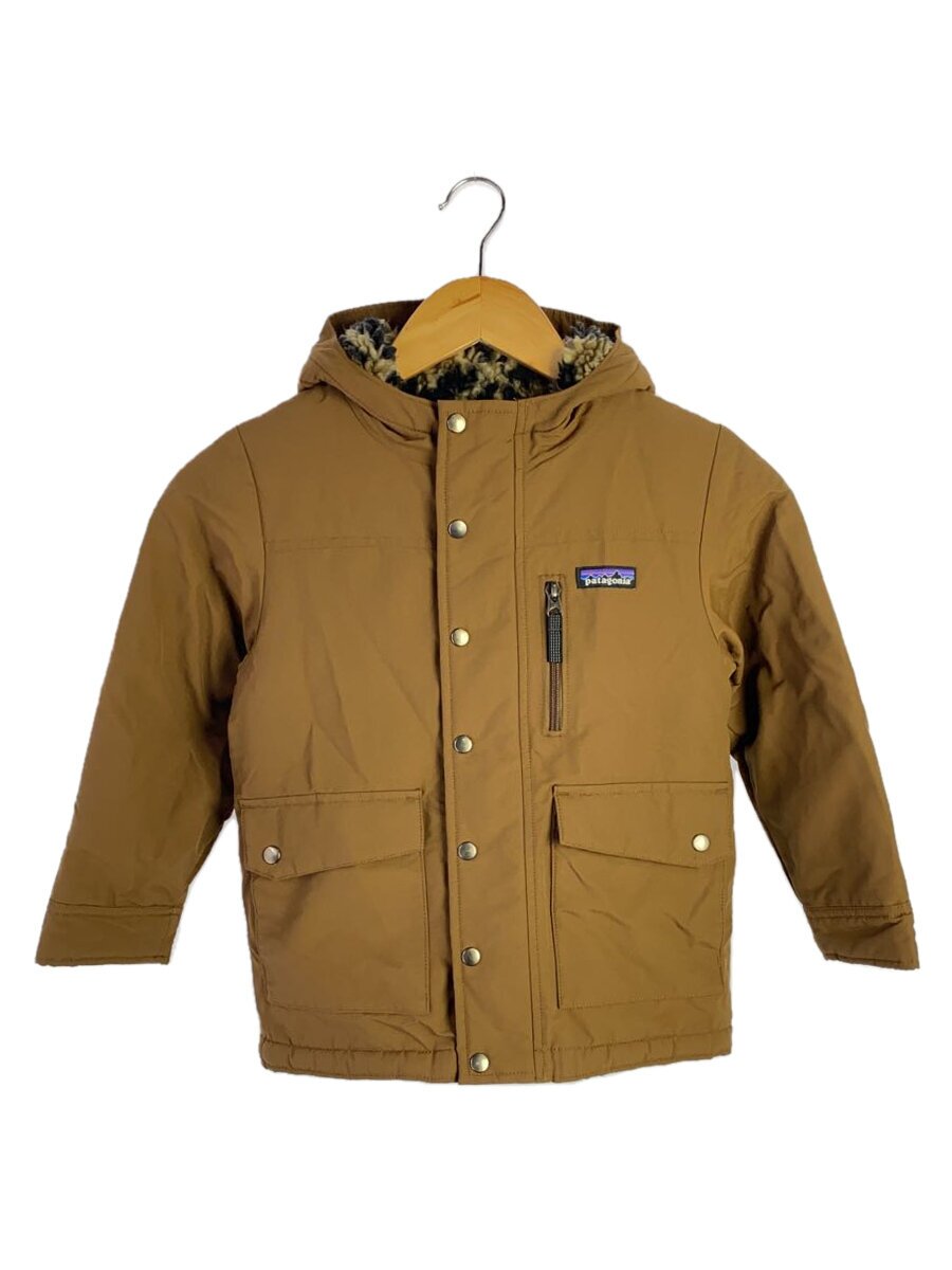 【中古】patagonia◆ジャケット/--/ナイロン/CML/無地【キッズ】