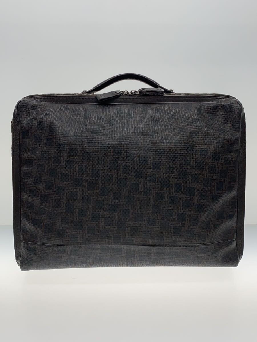 【中古】dunhill◆ブリーフケース/--/ブラウン/総柄【バッグ】