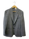 【中古】LARDINI◆ADVANCE/ウールポリライトツィードグレンチェック3Bジャケット/50/JX6000AQ EPAD60504【メンズウェア】