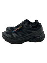 salomon◆ローカットスニーカー/24.5cm/BLK/410866