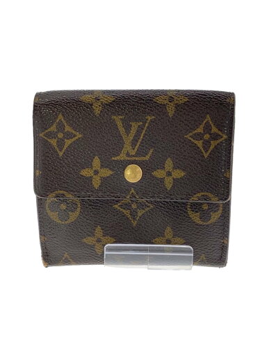 【中古】LOUIS VUITTON◆ポルト・モネ・ビエ・カルト・クレディ_モノグラム・キャンバス_BRW/PVC/BRW/レディース【服飾雑貨他】 【中古】LOUIS VUITTON◆ポルト・モネ・ビエ・カルト・クレディ_モノグラム・キャンバス_BRW/PVC/BRW/レディース【服飾雑貨他】