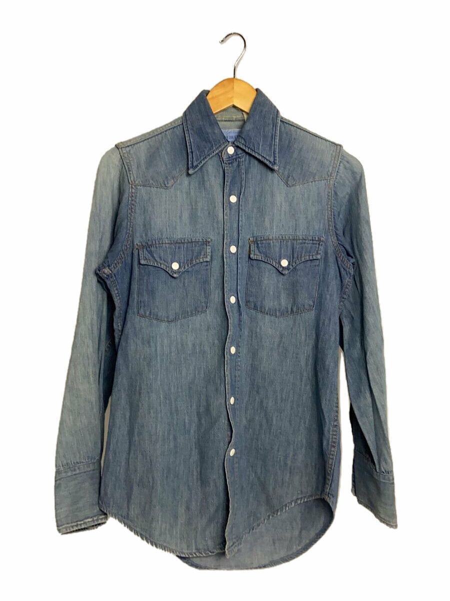 【中古】sears◆50S～60S/ROEBUCKS/ウェスタンシャツ/長袖シャツ/デニム/IDG【メンズウェア】