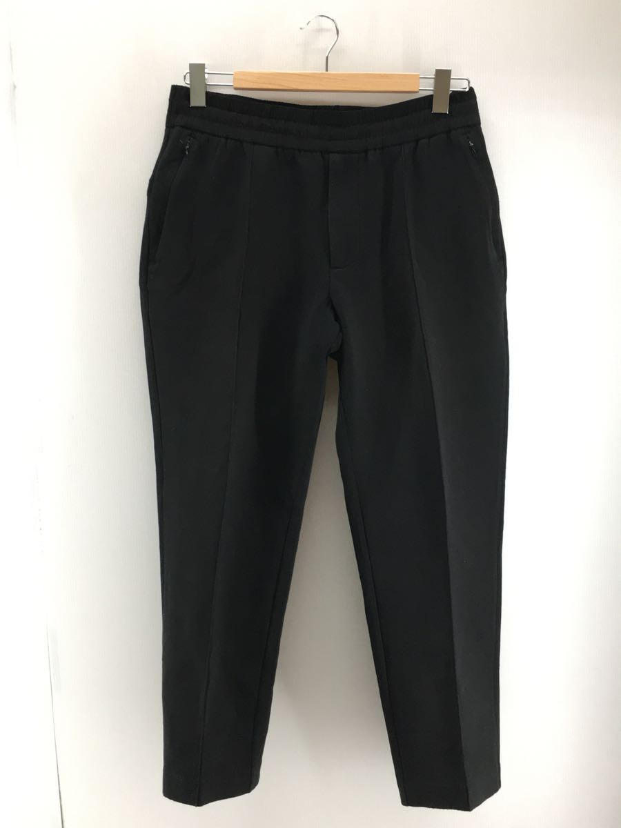 【中古】EMPORIO ARMANI◆ボトム/S/コットン/BLK【メンズウェア】