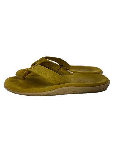 【中古】ISLAND Slipper◆サンダル/US10/YLW/スウェード【シューズ】 【中古】ISLAND Slipper◆サンダル/US10/YLW/スウェード【シューズ】