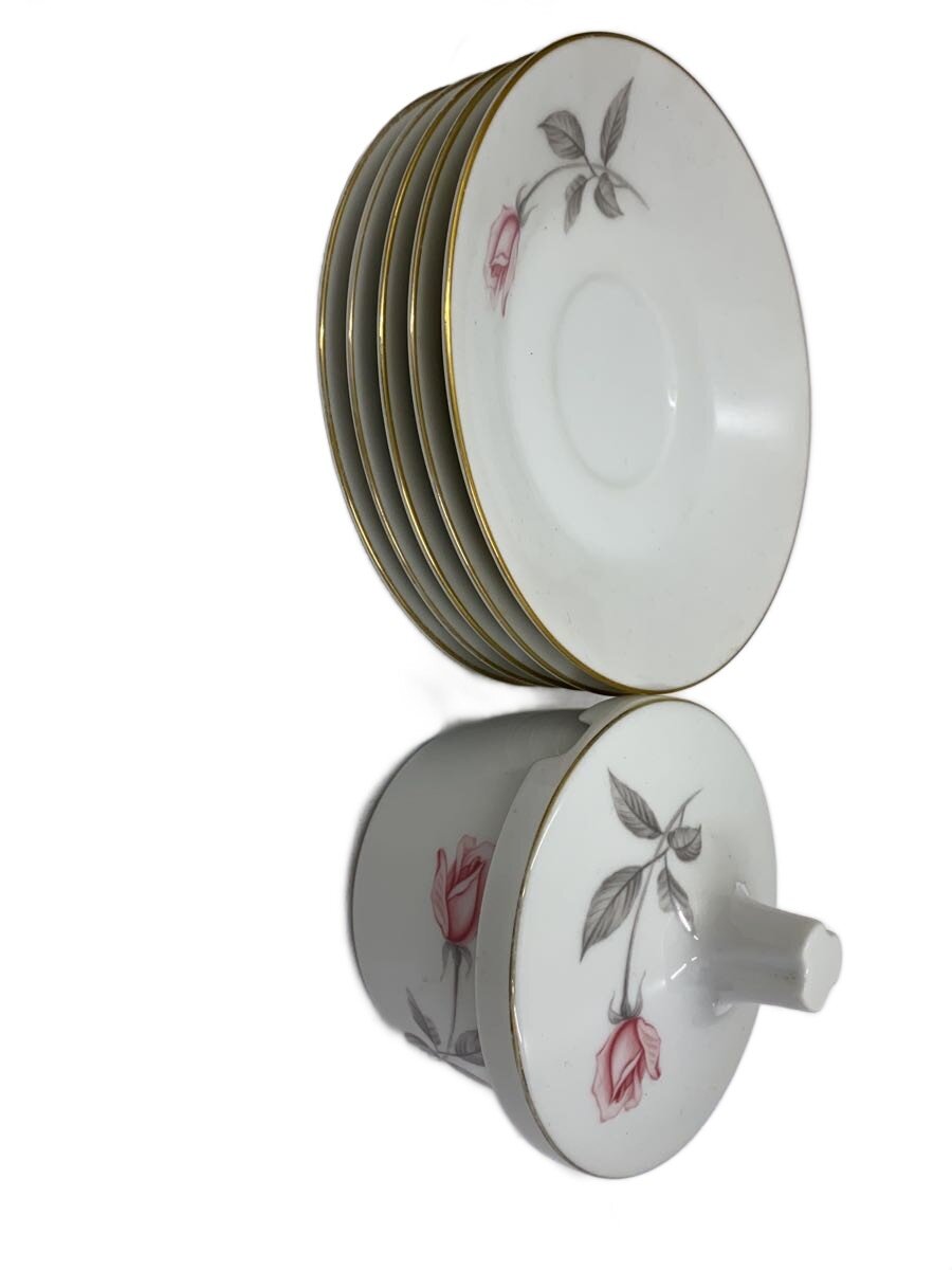 【中古】Noritake◆プレート/6点セット/WHT/オールドノリタケ/プレート5枚、カップ1個セット【キッチン用品】