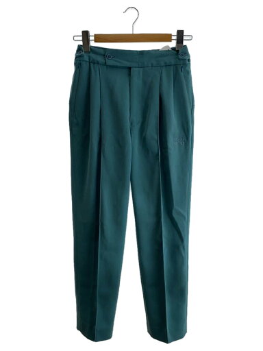 【中古】Needles◆tucked side tab trouser/XS/ポリエステル/GRN/シミ・毛羽立ち有【メンズウェア】 【中古】Needles◆tucked side tab trouser/XS/ポリエステル/GRN/シミ・毛羽立ち有【メンズウェア】