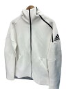 【中古】adidas◆ジップパーカー/O/ポリエステル/CY9903【メンズウェア】