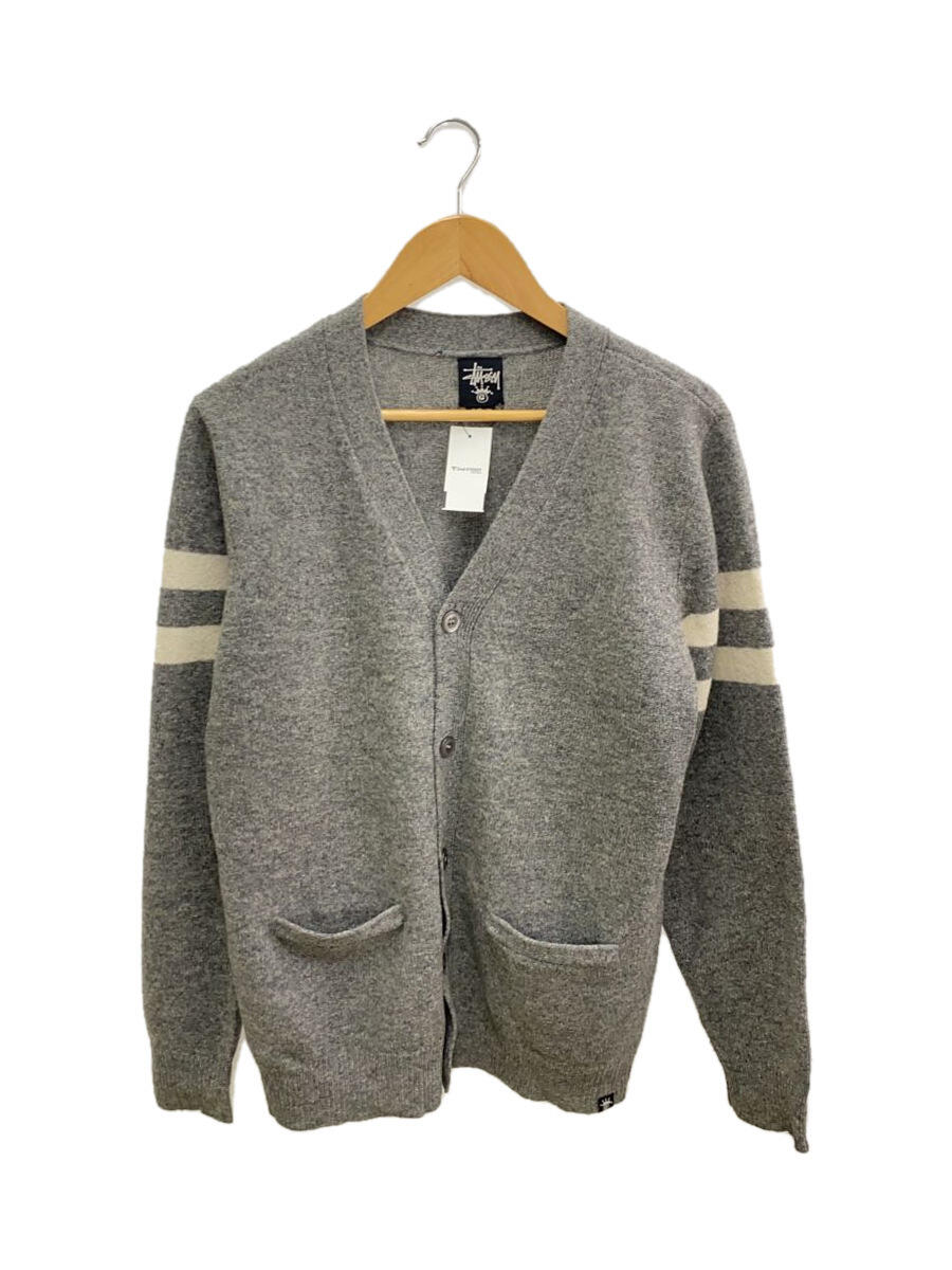 【中古】STUSSY◆カーディガン(薄手)/