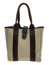 【中古】NEW YORKER◆タグ付/トートバッグ/キャンバス/BRW【バッグ】(4)
